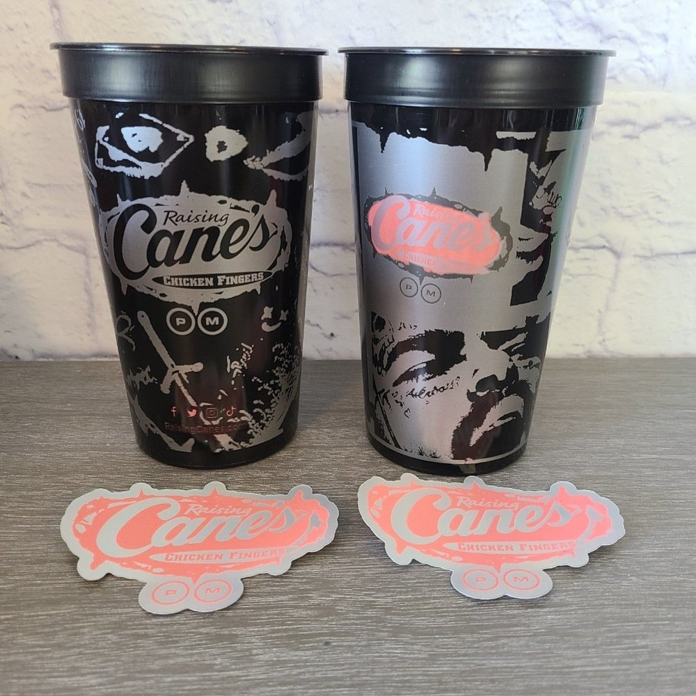 Post Malone Raising Canes Reusable Collector Cup Utah Restaurant Promo Sticker 2